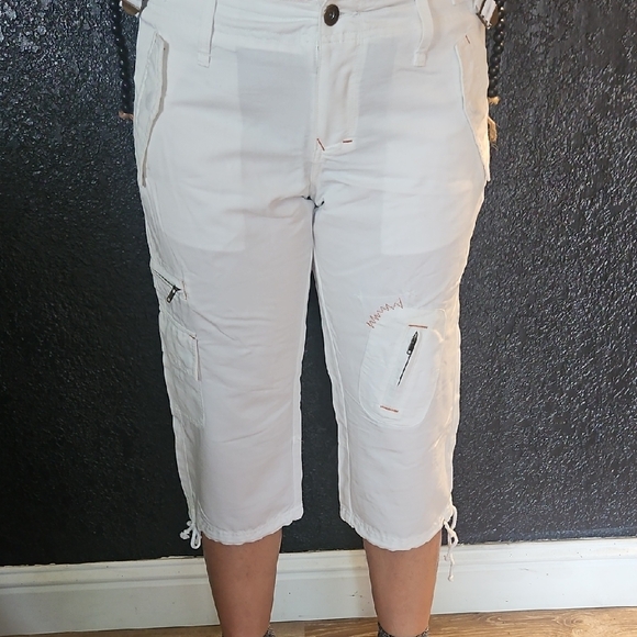 No Boundaries Pants - No Boundaries White Casual Pants